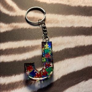 Resin Autism keychain